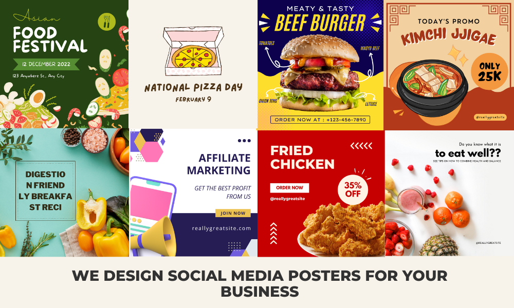 we will design your social media posters