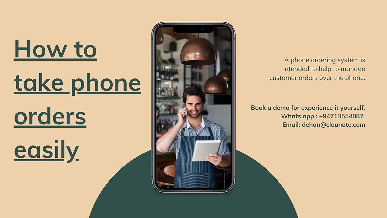 Phone Ordering System: How to take phone orders easily